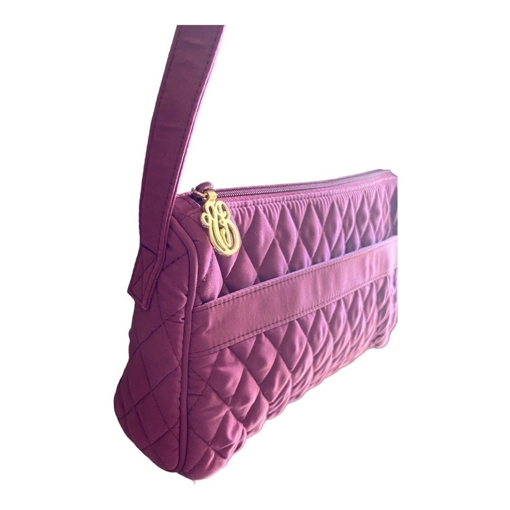 VERA BRADLEY-PURPLE QUILTED HANDBAG - Picture 5 of 9